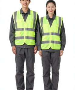 Áo Gile Phản quang Công trình - Xưởng May Sơn