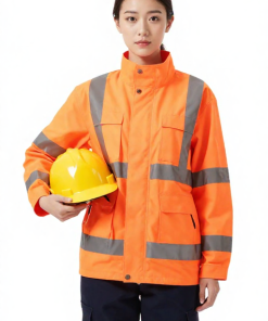 Đồ Bảo Hộ Cam Phản Quang (Cầm mũ bảo hộ)quần áo công nhân kỹ sư cao cấp - Xưởng May Sơn